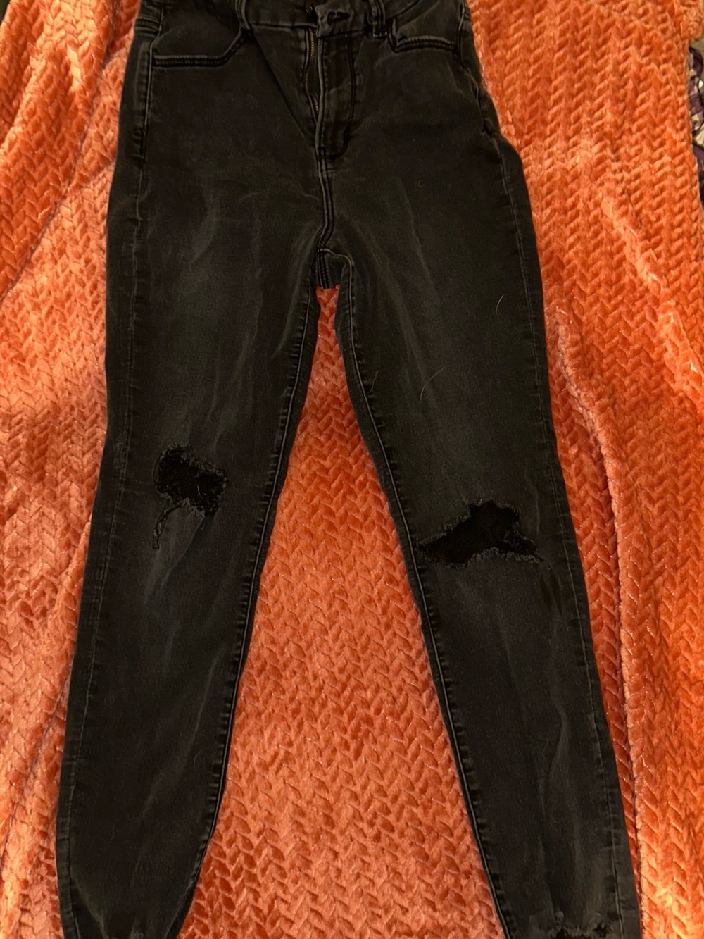 No Boundaries Black Distressed Skinny Jeans